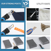 KD-SP-7-0 Rotatable Air Cooling System Ribbon Webbing Rope Cutter Hot Knife