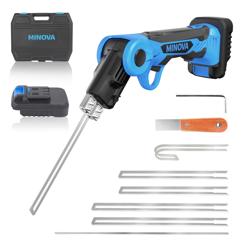 KD-7D Cordless Battery Power Rotatable Air-Cooling Hot Knife Foam Cutter