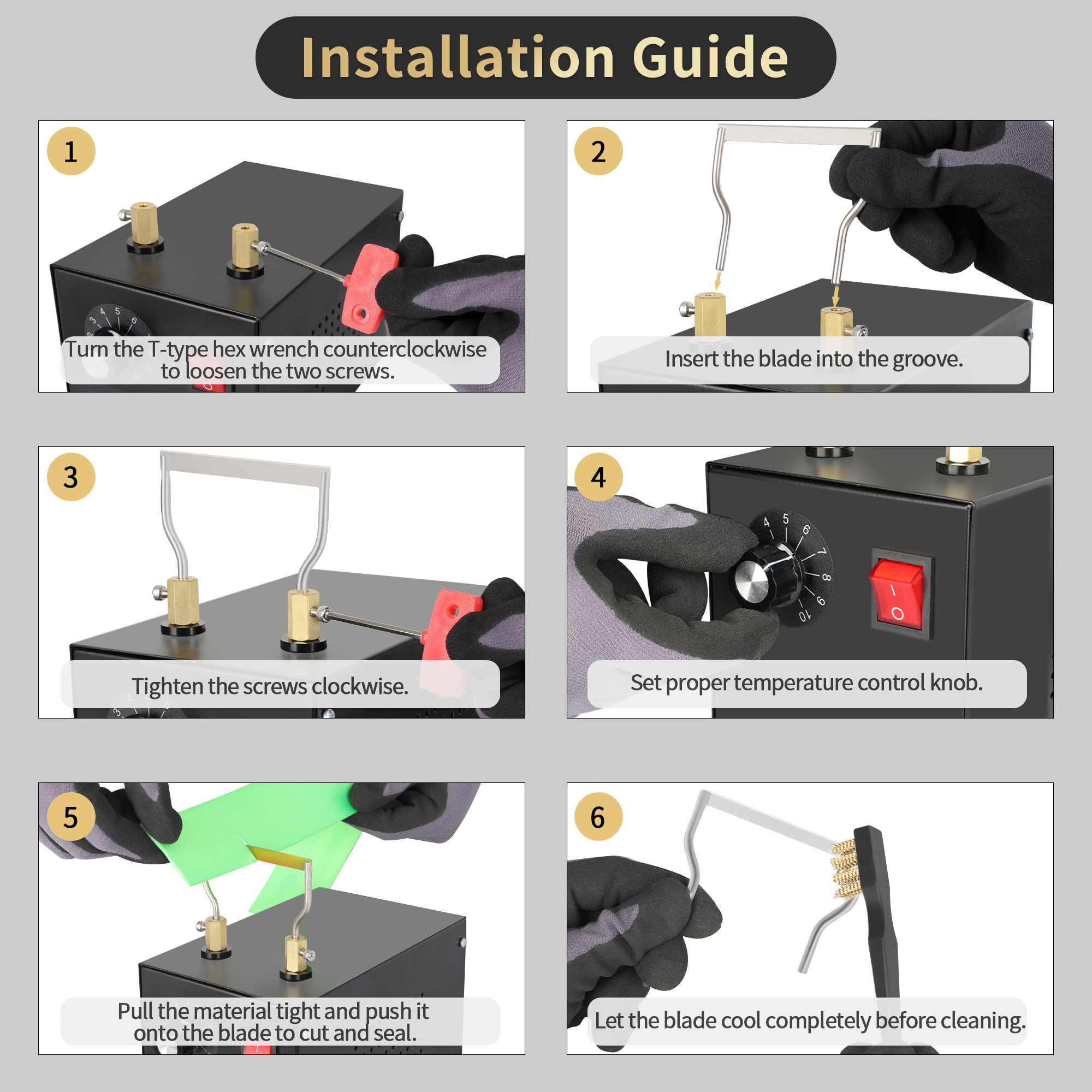 KD-9-1 120W Fabric Rope Cutter